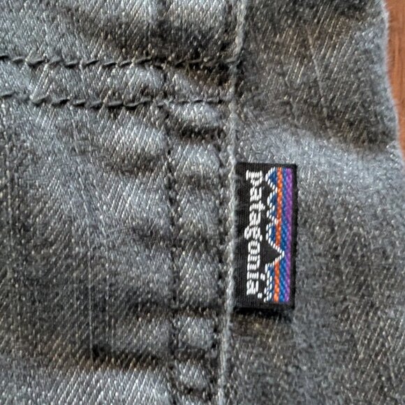 Patagonia Common Threads Grey Button Fly Denim Jeans Organic Cotton Size - 32x34 - Picture 6 of 6